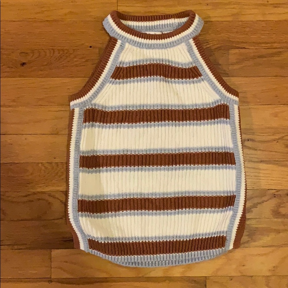 Madewell Valley Striped Sweater Tank